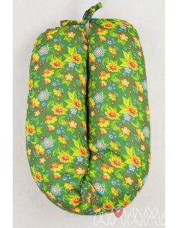 Подушка для беременных и кормящих "Лёгкая на подъём" 170см, зеленый