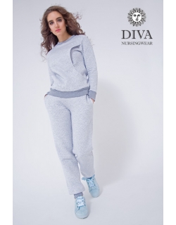 Костюм для кормящих и беременных из капитония Diva Amelia, Nebbia