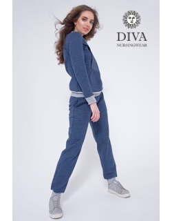 Костюм для кормящих и беременных из капитония Diva Amelia, Notte