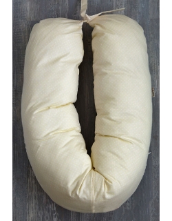 Подушка для беременных и кормящих и "Лёгкая на подъём" 150см, желтый