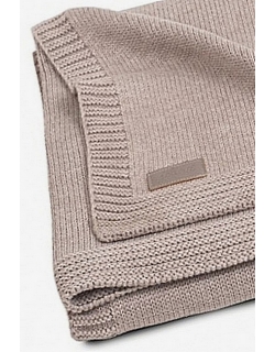 Вязаный плед для новорожденных Jollein Natural, песочный