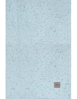 Вязаный плед для новорожденного Jollein Confetti Knit, cеро-зеленый