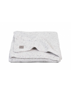 Вязаный плед для новорожденного Jollein Confetti Knit, молочный