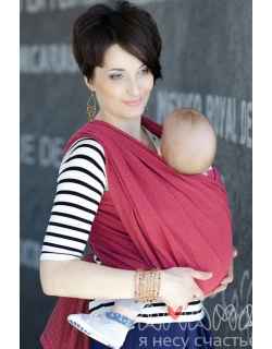 Слинг-шарф Амама «Мэнкэрэ», рубиновый