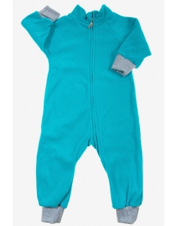 Флисовый комбинезон детский (поддева) Light, бирюзовый