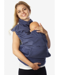 Слингонакидка флисовая Molly, серо-голубой