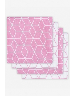 Пеленки муслиновые для новорожденного Jollein средние, Graphic Mauve