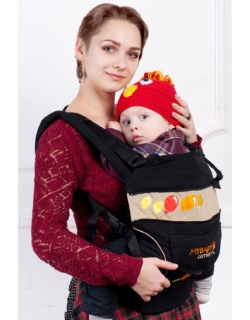 Эрго-рюкзак My Baby Style, черный