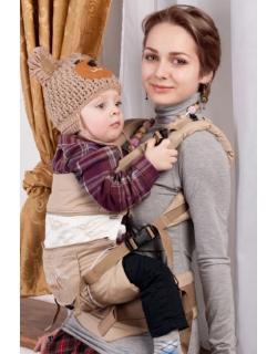 Эрго-рюкзак My Baby Style, бежевый