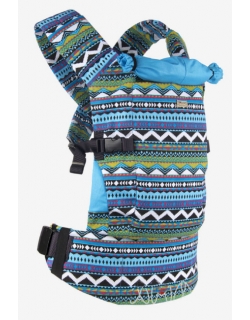 Эрго-рюкзак Light, бирюзовый орнамент