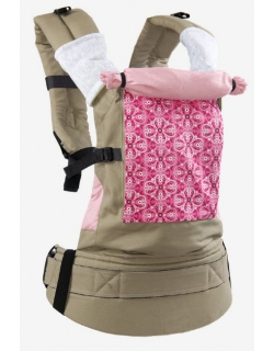 Эрго-рюкзак Classic, розовый узор