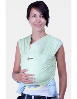 Слинг-шарф трикотажный Кенгуруша Classic, фисташка