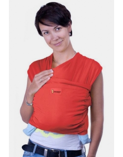 Трикотажный слинг Кенгуруша Style, коралл