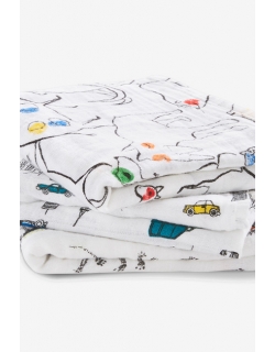 Муслиновые пеленки для новорожденных средние Aden&Anais, набор 3, Color Pop