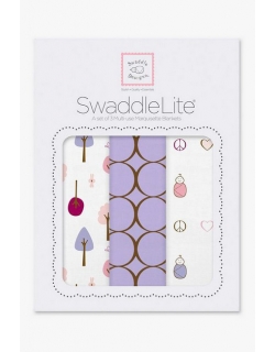 Набор пеленок SwaddleDesigns Swaddle Lite Cute & Calm Lavender