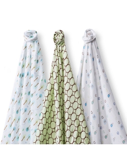 Набор пеленок SwaddleDesigns SwaddleLite Cute & Calm Kiwi