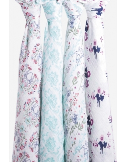 Муслиновые пеленки Aden&Anais для новорожденных большие, набор 4, Disney Bambi