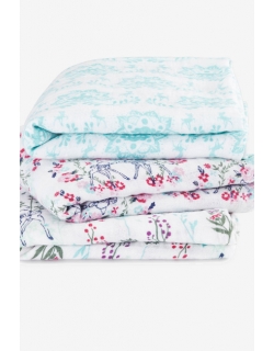 Муслиновые пеленки для новорожденных средние Aden&Anais, набор 3, Disney Bambi