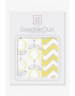 Набор пеленок SwaddleDesigns - Swaddle Duo, Lolli Chevron Yellow