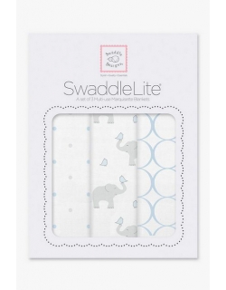 Набор пеленок SwaddleDesigns Swaddle Lite, PB Elephant/Chickies