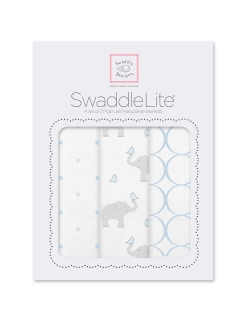 Набор пеленок SwaddleDesigns Swaddle Lite, PB Elephant/Chickies