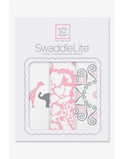 Набор пеленок SwaddleDesigns - Swaddle Lite, PP Elephant/Chickies