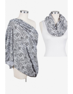 Шарф-накидка для кормления Bebe Au Lait, Montauk Jersey