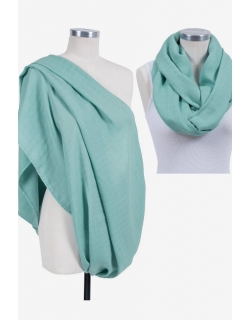 Накидка для кормления - милкснуд муслиновый Bebe Au Lait, Lagoon