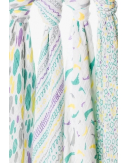 Муслиновые пеленки для новорожденных Adam Stork большие, набор 4, Sweetie