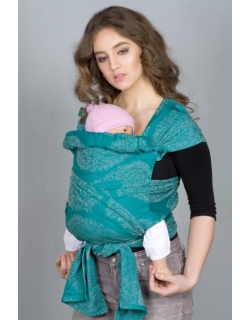 Май-слинг для новорожденных Diva Essenza, Smeraldo с бамбуком