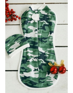 Пеленка-кокон для новорожденных утепленная, Military