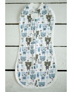 Пеленка-кокон для новорожденных трикотажная, Teddy