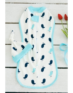 Пеленка кокон для детей трикотажная, Vincent