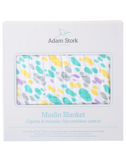Муслиновое одеяло Adam Stork, цвет Candy Dream