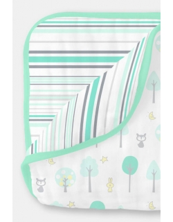 Муслиновое одеяло SwaddleDesigns, цвет Green Woodland