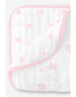 Муслиновое одеяло SwaddleDesigns, Little Ships Pink