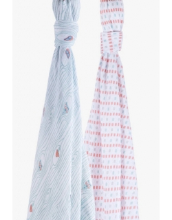 Муслиновые пеленки для новорожденного Bébé au Lait большие, Owl/Tinsley