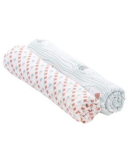 Муслиновые пеленки для новорожденного Bébé au Lait большие, Owl/Tinsley