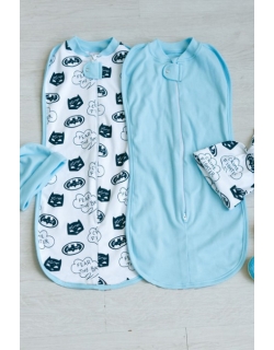 Комплект пеленок-коконов для новорожденных, Batman