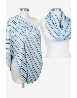 Накидка для кормления - милкснуд муслиновый Bebe Au Lait, Candy