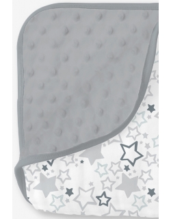 Одеяло из муслина с флисом SwaddleDesigns Snuggle Blanket, Starshine Shimmer Sterling