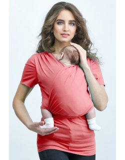 Слингомайка регулируемая Loona, Corallo