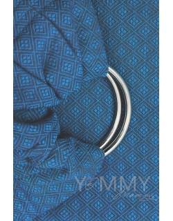 Слинг с кольцами YM, синий/серый