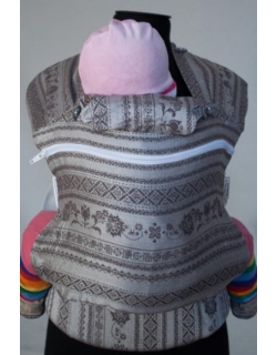 Эрго-рюкзак шарфовый с бамбуком Karaush растущий, First Snow