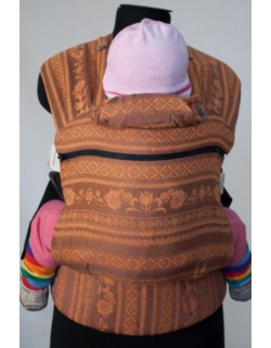 Эрго-рюкзак Карауш шарфовый с бамбуком растущий, Gerbera