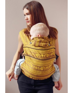 Эрго-рюкзак шарфовый с бамбуком Карауш растущий, Giraffe