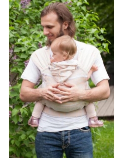 Эрго рюкзак шарфовый с бамбуком Karaush растущий, Peach