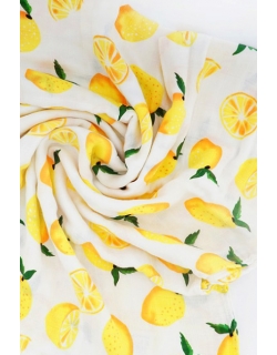 Муслиновая пеленка для новорожденных с бамбуком Diva большая, Lemon Bamboo
