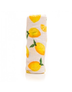 Муслиновая пеленка для новорожденных с бамбуком Diva большая, Lemon Bamboo