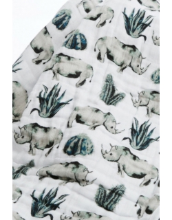 Муслиновая пеленка для новорожденных с бамбуком Diva большая, Rhino